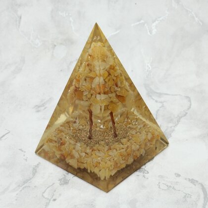 Citrine Tree Of Life Orgonite ~95mm