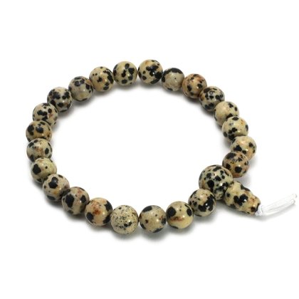 Dalmatian Jasper Power Bead Bracelet