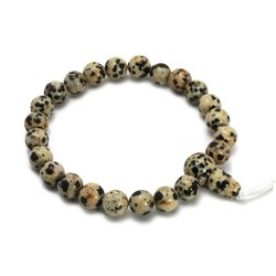 Dalmatian Jasper Power Bead Bracelet