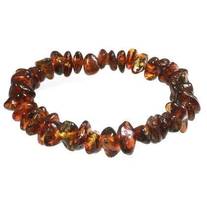 Dark Amber Chip Bracelet