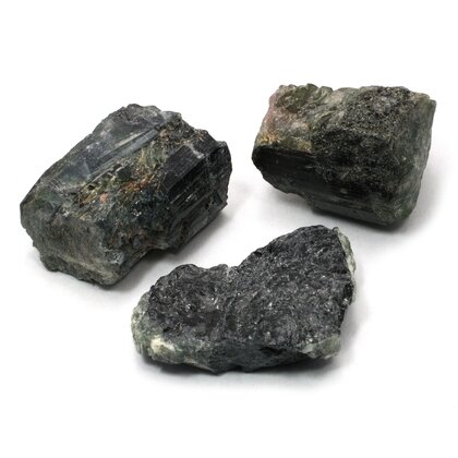 Dark Green Tourmaline Healing Crystal - Pack of 3