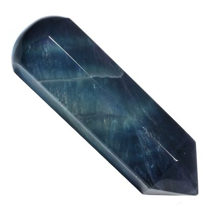 Dark Rainbow Fluorite Crystal Massage Wand