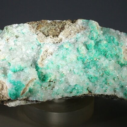 Dioptase & Calcite Mineral Specimen (U.S.A.) ~80mm