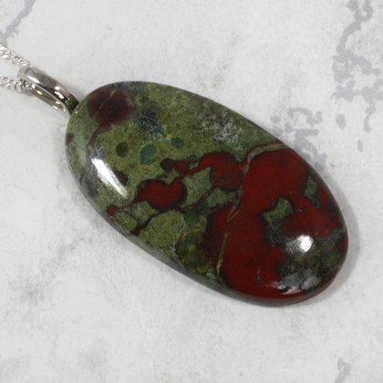 Dragon's Blood Jasper Pendant ~42mm