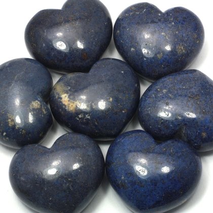 Dumortierite Crystal Heart ~45mm