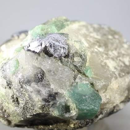 Emerald and Molybdenite Healing Mineral ~62mm