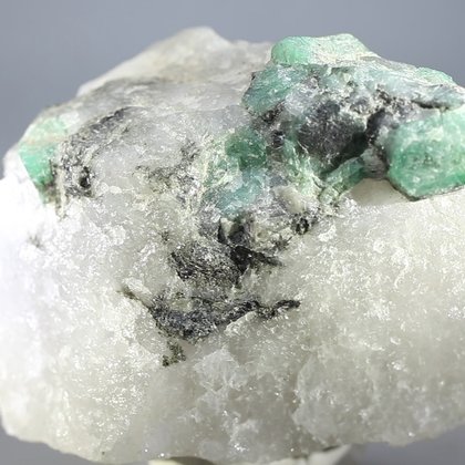 Emerald and Molybdenite Healing Mineral ~70mm