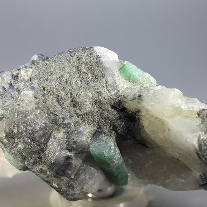 Emerald and Molybdenite Healing Mineral ~85mm