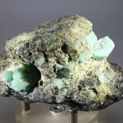 Emerald and Molybdenite Healing Mineral (Special Grade) ~75mm