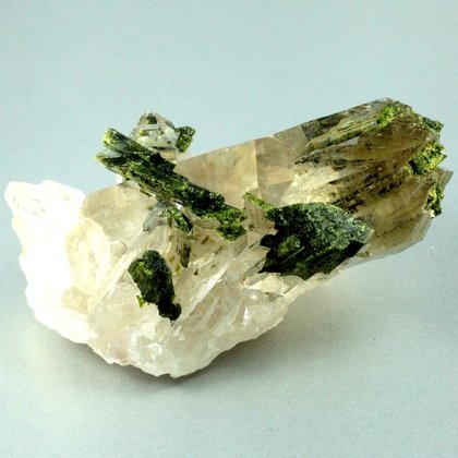 Epidote in Quartz ~61mm