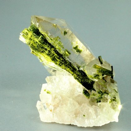 FABULOUS Epidote in Quartz ~55mm