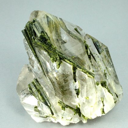 FABULOUS Epidote in Quartz ~72mm