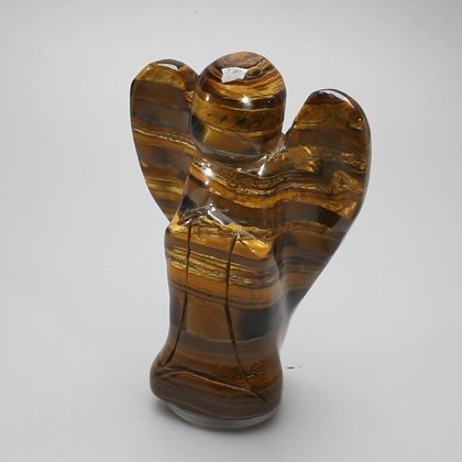 Extra Large Tiger Eye Angel ~90mm