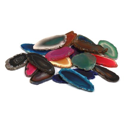 Extra Mini Agate Slices - Assorted Pack of 6