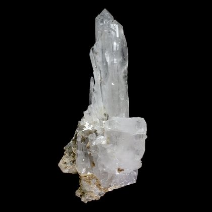 Faden Quartz with Calcite Crystal Specimen ~65mm
