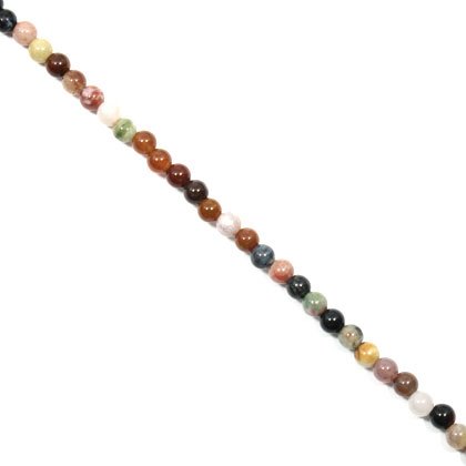 Fancy Jasper Crystal Beads - 5mm Round