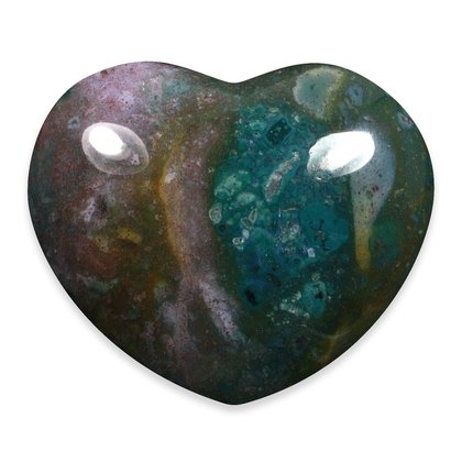 Fancy Jasper Crystal Heart ~45mm