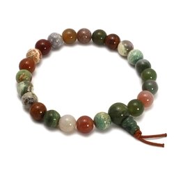 Fancy Jasper Power Bead Bracelet