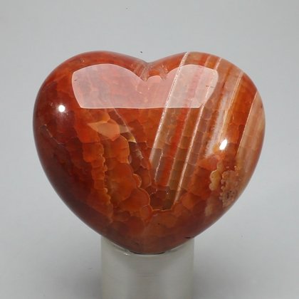 Fire Agate Crystal Heart ~45mm