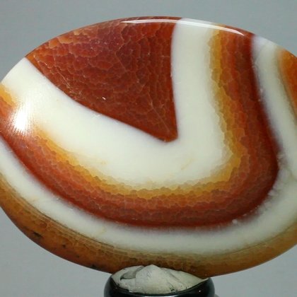 Fire Agate Palmstone (Extra Grade) ~70x50mm