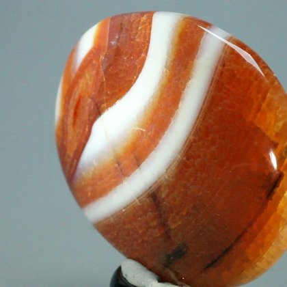 Fire Agate Palmstone (Extra Grade) ~70x50mm