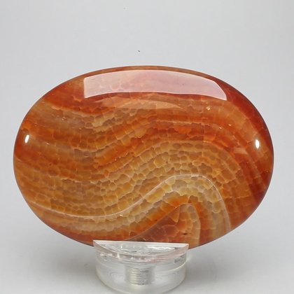 Fire Agate Palmstone (Extra Grade) ~70x50mm