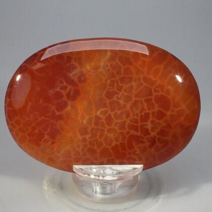 Fire Agate Palmstone (Extra Grade) ~70x50mm
