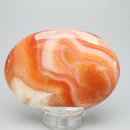 Fire Agate Palmstone (Extra Grade) ~70x50mm