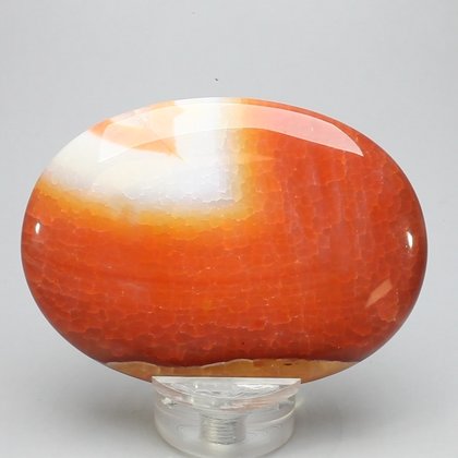 Fire Agate Palmstone (Extra Grade) ~70x50mm