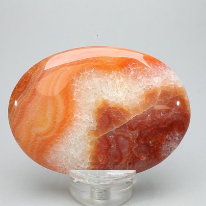 Fire Agate Palmstone (Extra Grade) ~70x50mm