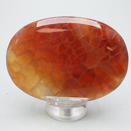 Fire Agate Palmstone (Extra Grade) ~70x50mm
