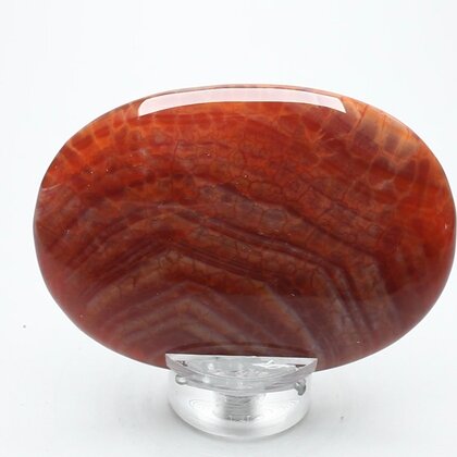 Fire Agate Palmstone (Extra Grade) ~70x50mm
