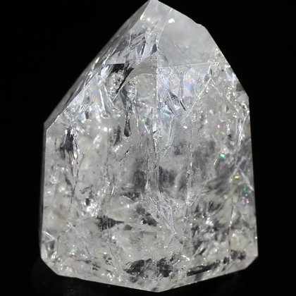 Fire & Ice Quartz Point ~53mm