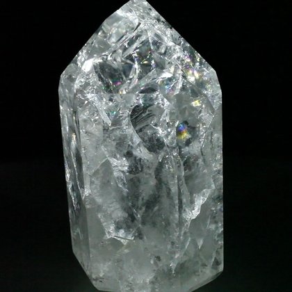 Fire & Ice Quartz Point ~73mm