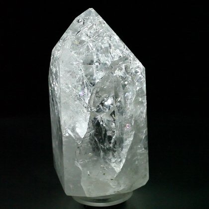 SPECTACULAR Fire & Ice Quartz Point ~73mm