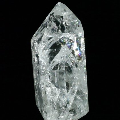 Fire & Ice Quartz Point ~78mm