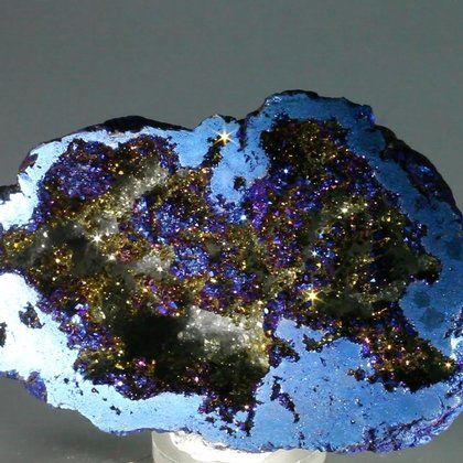 Flame Aura Quartz Crystal Geode ~80mm