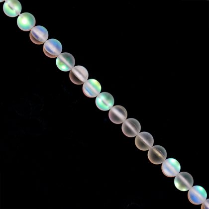 Flash Glass Beads - Roundel 10mm