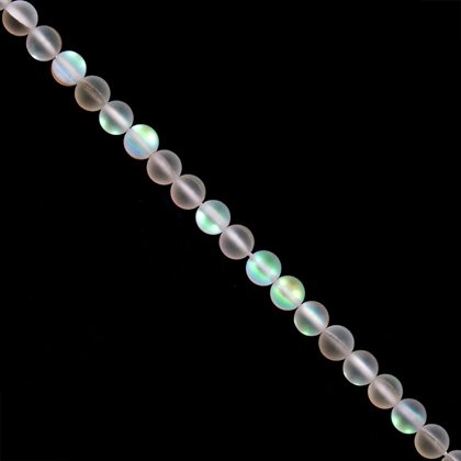Flash Glass Beads - Roundel 8mm