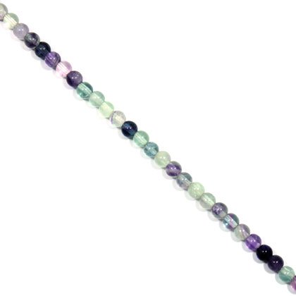 Fluorite Crystal Beads - 5mm Round