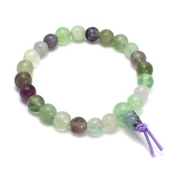 Fluorite Power Bead Bracelet