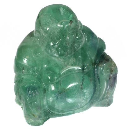 Fluorite Sitting Buddha Statue