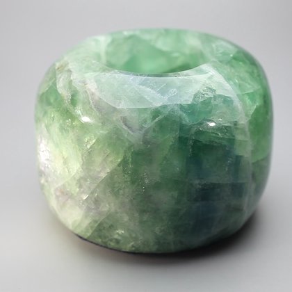 Fluorite Tealight Candle Holder ~8.5 x 6.2cm