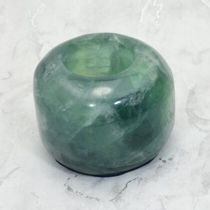 Fluorite Tealight Candle Holder ~8.5 x 6cm