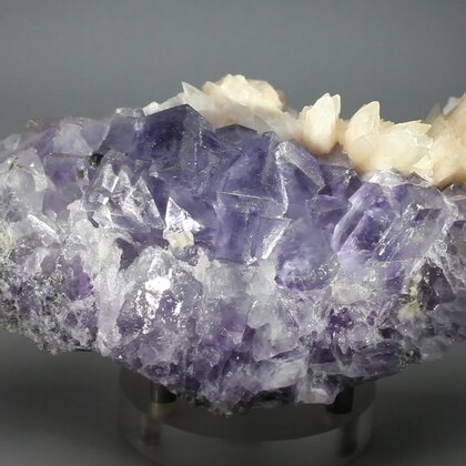 Fluorite with Calcite Healing Crystal ~120mm