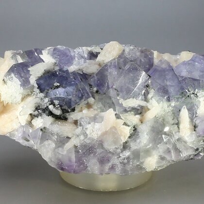 Fluorite with Calcite Healing Crystal ~93mm