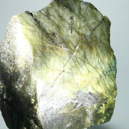 LOVELY Free-standing Labradorite (Part Polished) ~116mm