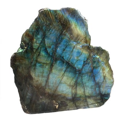 LOVELY Free Standing Labradorite (Part Polished) ~117mm