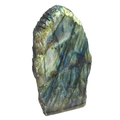 Free Standing Labradorite (Part Polished) ~128mm