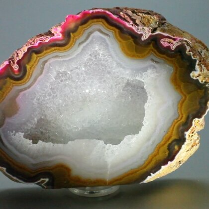 Free-standing Polished Agate - Natural ~109x80mm